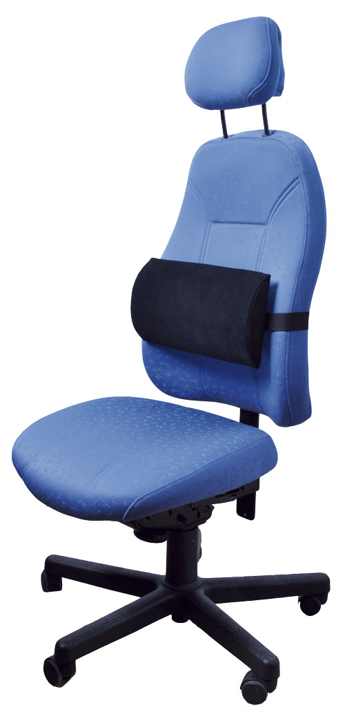 Coussin lombaire ergonomique ergoback pour dossier de chaise de bureau -  RETIF